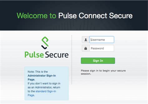 Pulse Secure waiting to connect